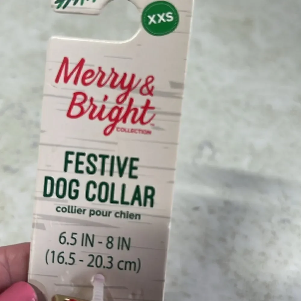Meet & Bright Festive Do Collar XXS New!
